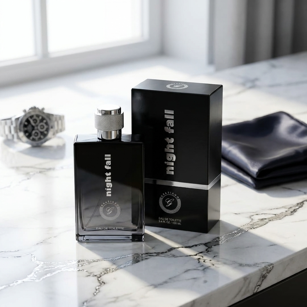 Night Fall French Perfume Grasiano Eau De Toilette For Men 100 ml